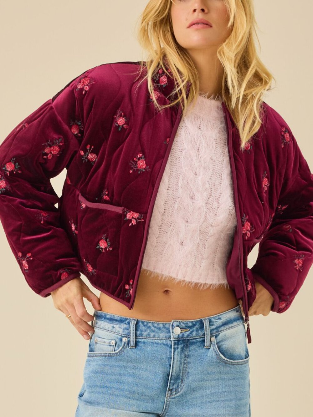 NEW Altar'd State Freya Puffer Jacket Size L